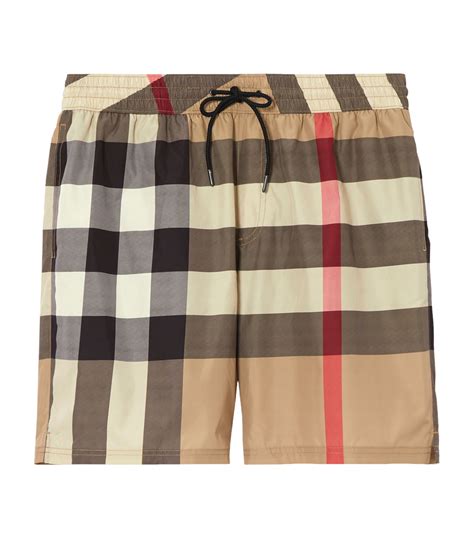 zwembroek burberry|Burberry check shorts.